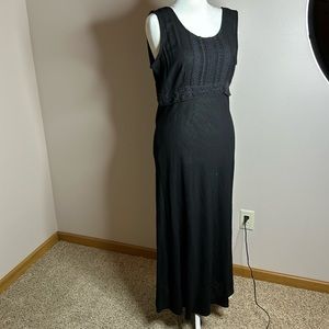 Black bohemian style dress